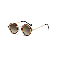 Leopard/Gold with Gradient Lenses