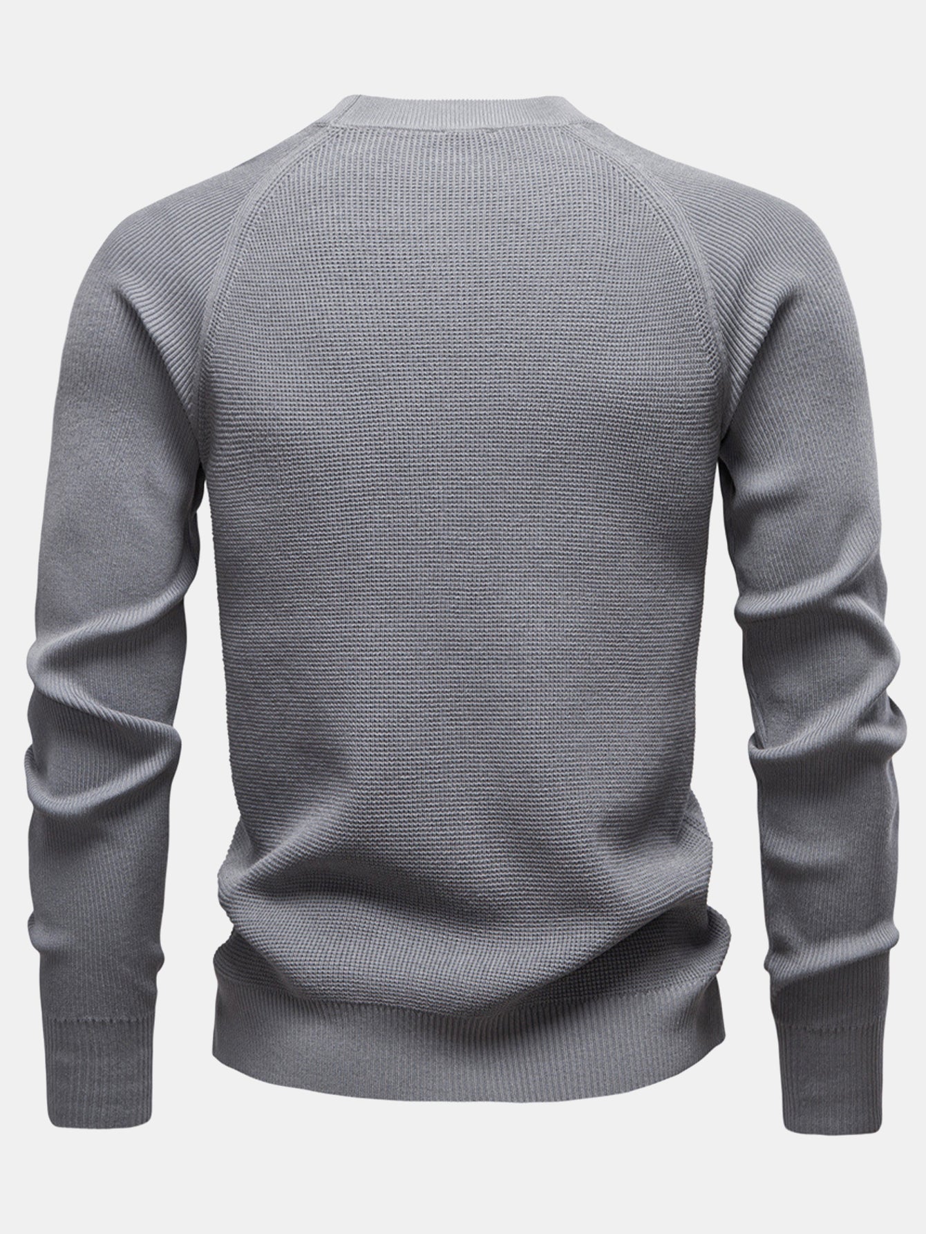 Raglan Sleeve Textured Sweater