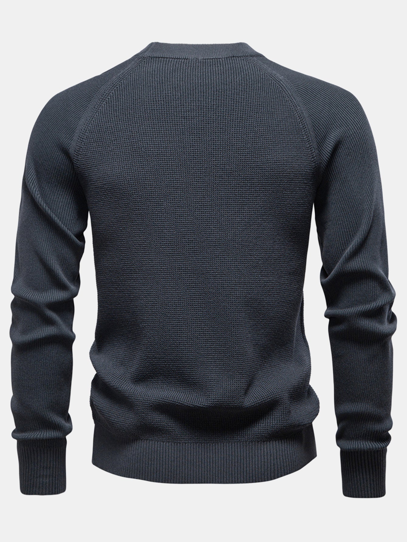 Raglan Sleeve Textured Sweater