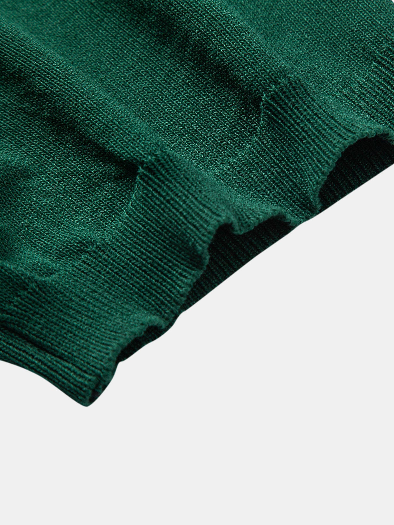 Stripe Jacquard Knit Polo Shirt