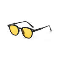 Black with Yellow Lenses