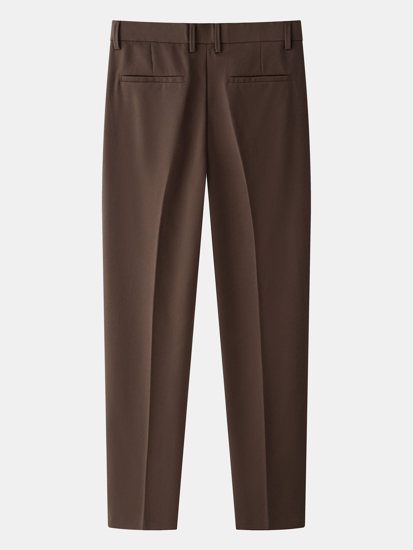 Twist Jacquard Knitted Zipper Polo Shirt & Slim Fit Tapered Trousers