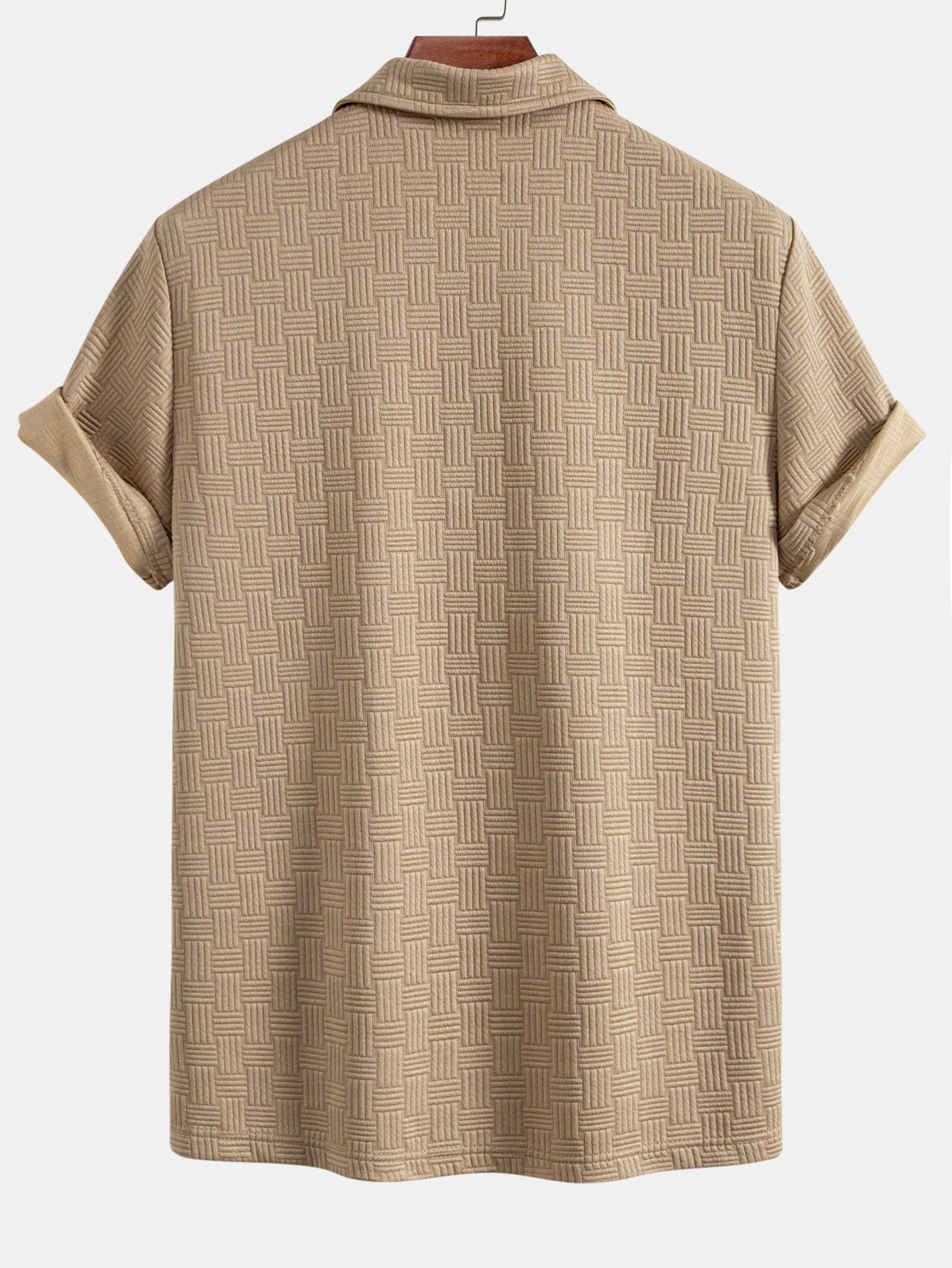 Striped Jacquard Polo Shirt