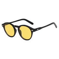 Black with Yellow Lenses