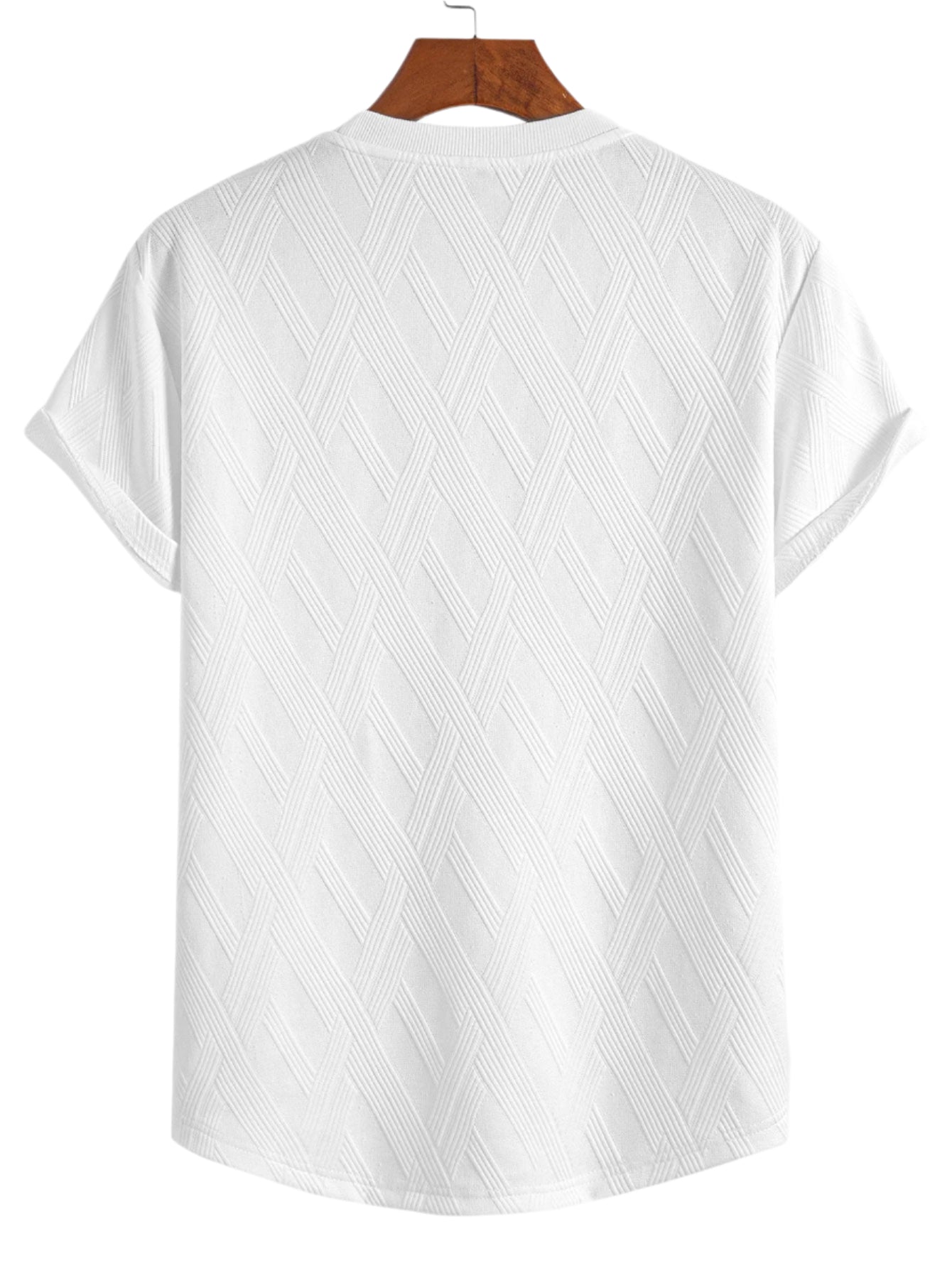 Diamond Jacquard Arc Hem T-Shirt & Diamond Jacquard Shorts