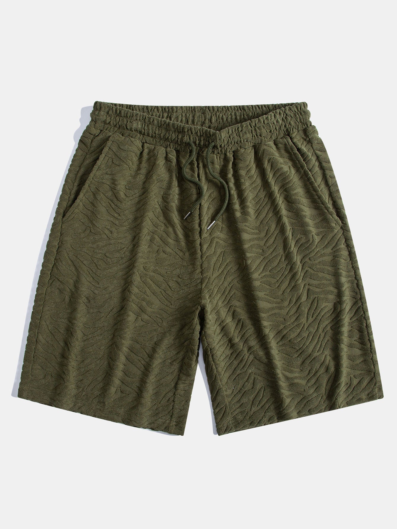 Animal Texture Terry Cuban Shirt & Shorts