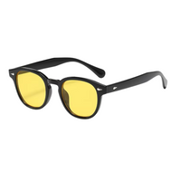 Black with Yellow Lenses