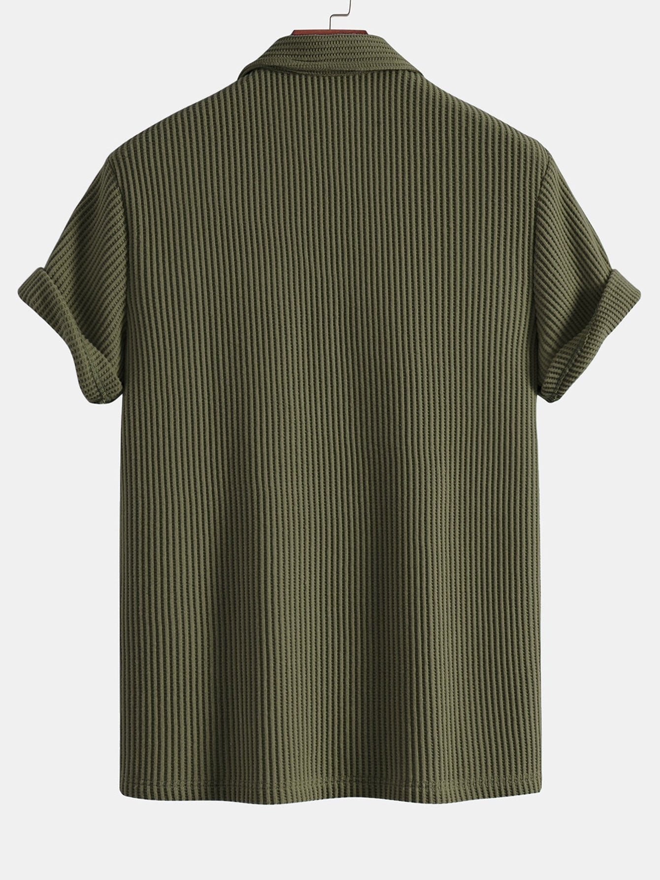 3 Pieces Short Sleeved Waffle Polo