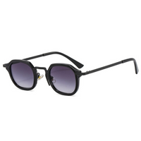 Black with Purple Lenses