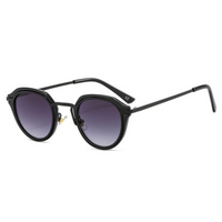 Black with Purple Lenses
