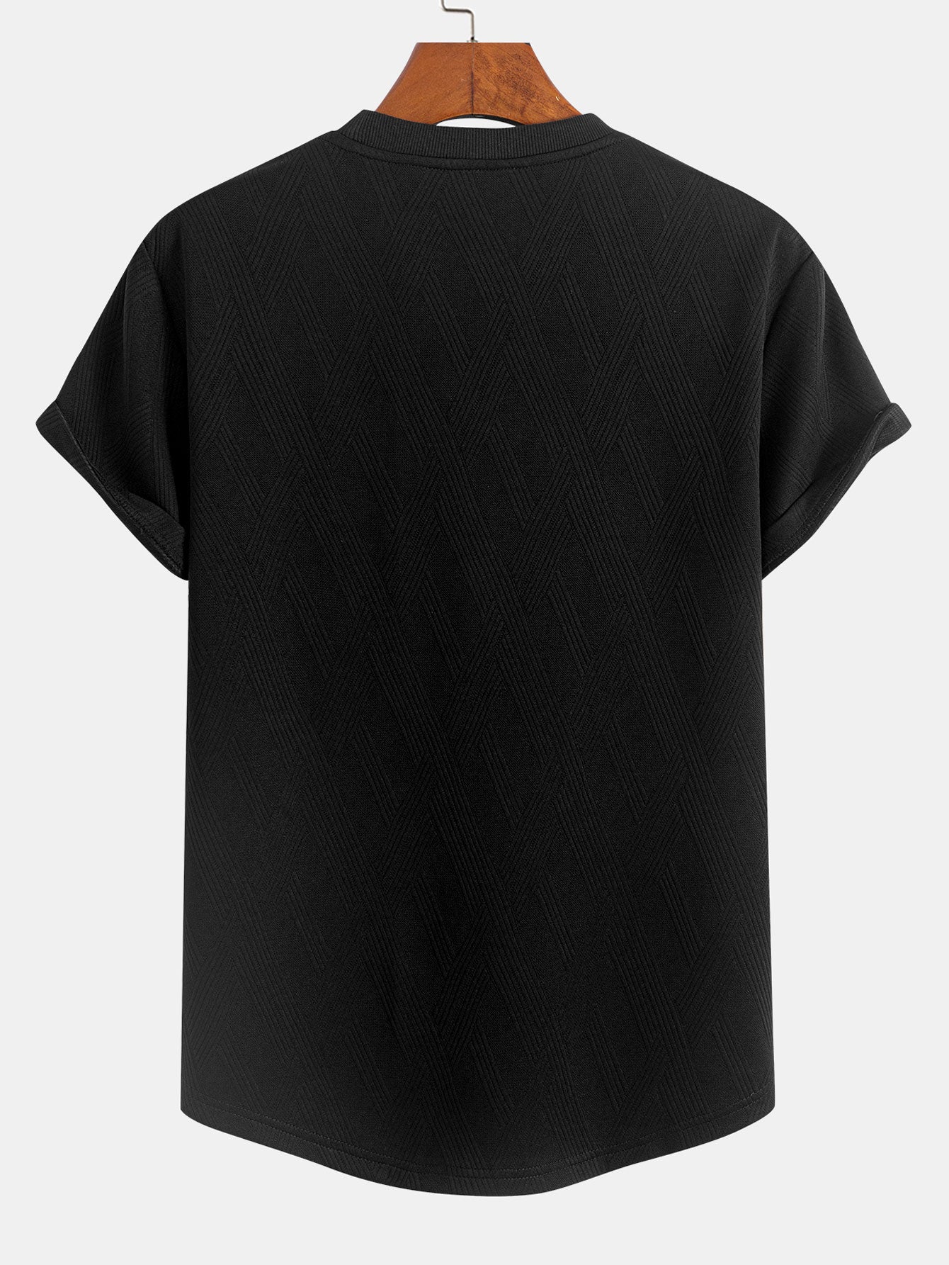 Diamond Jacquard Arc Hem T-Shirt & Diamond Jacquard Shorts