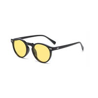 Black with Yellow Lenses