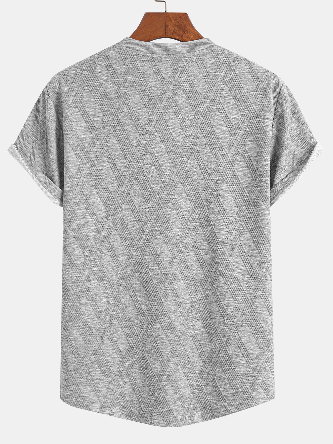 Diamond Jacquard Arc Hem T-Shirt & Diamond Jacquard Shorts