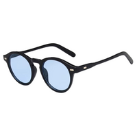 Black with Blue Lenses