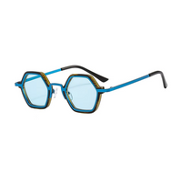 Yellow with Blue Lenses