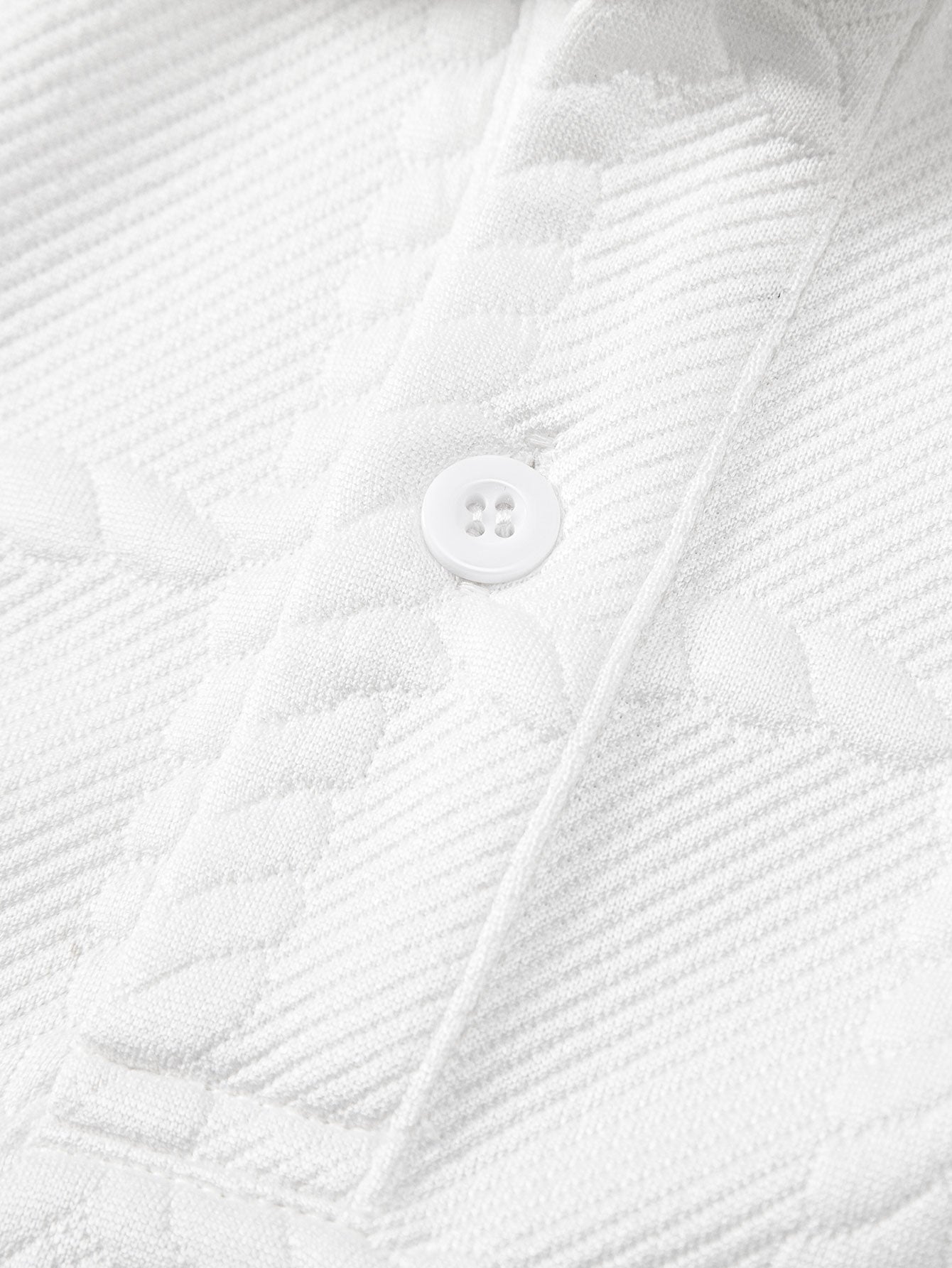 Checkered Jacquard Polo Shirt