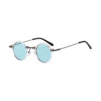 Transparent with Blue Lenses