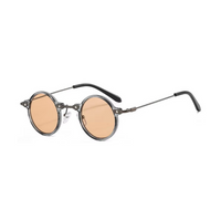 Transparent with Orange Lenses