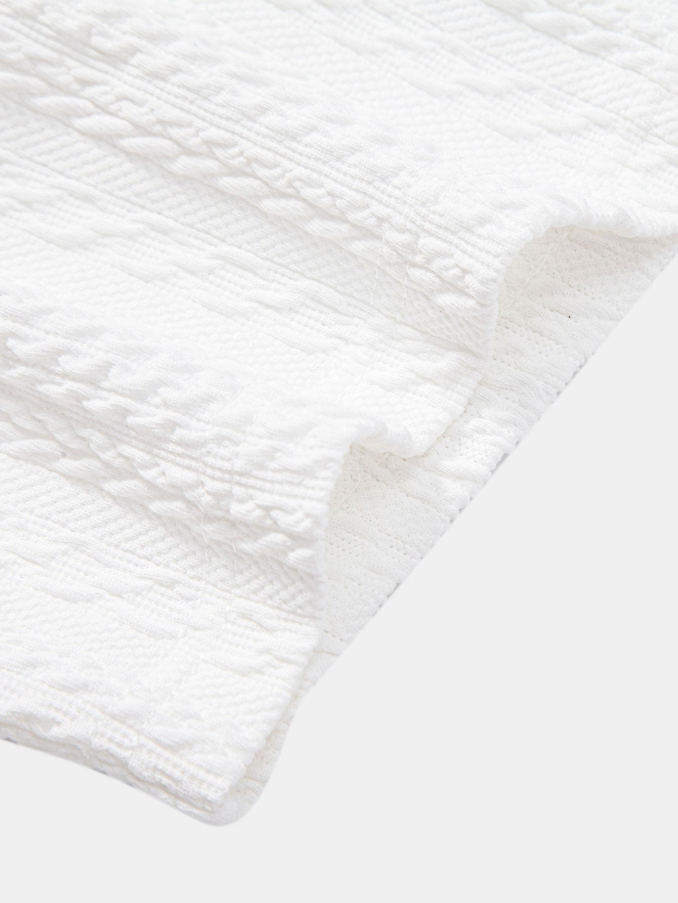 Textured Jacquard Knit Polo Shirt