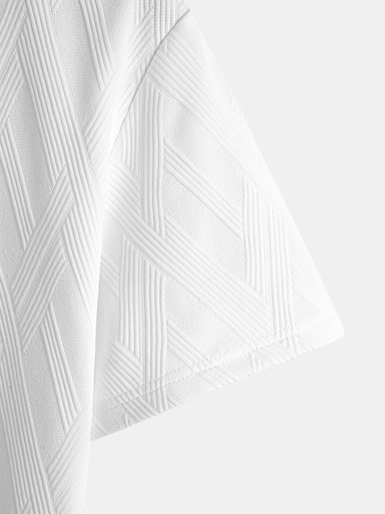 Diamond Jacquard Arc Hem T-Shirt & Diamond Jacquard Shorts
