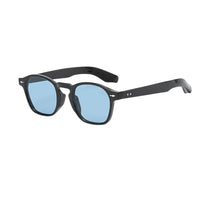 Black with Blue Lenses