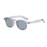 Transparent with Gray Lenses