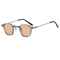Transparent with Orange Lenses