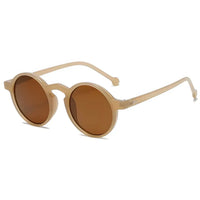 Cream with Brown Lenses