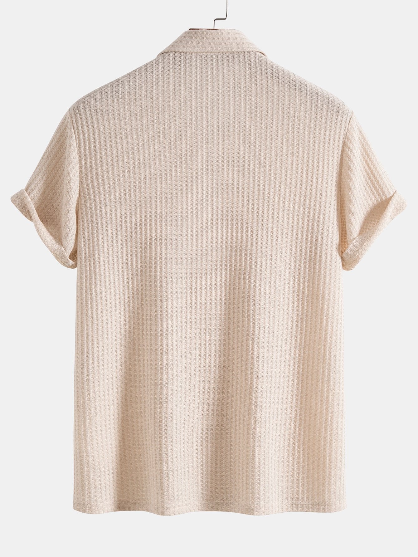 3 Pieces Knitted Waffle Polo Shirt