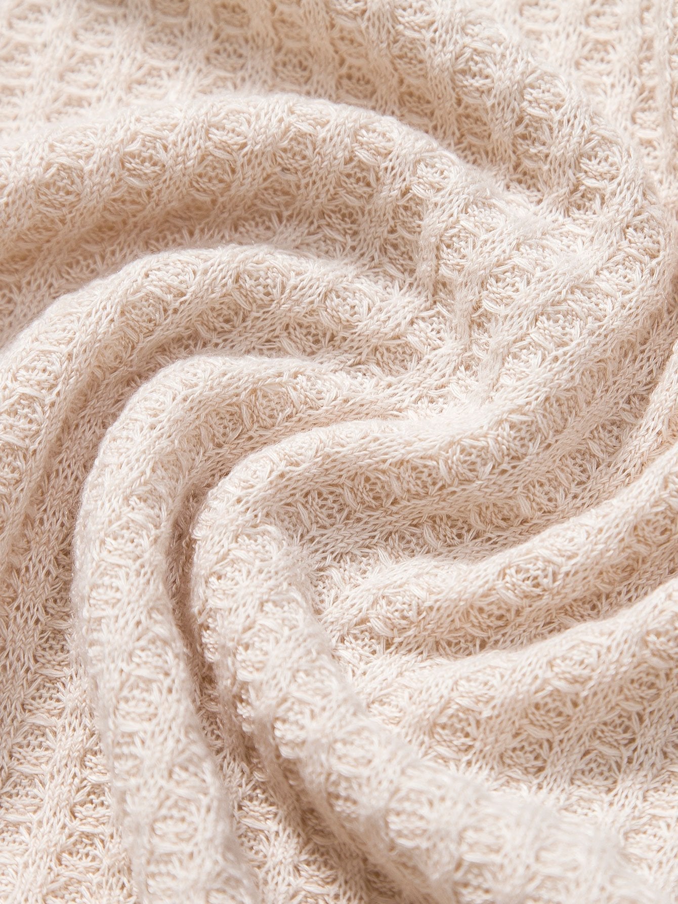 3 Pieces Knitted Waffle Polo Shirt
