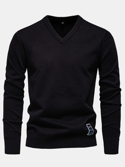 Long Sleeve V-Neck Sweater