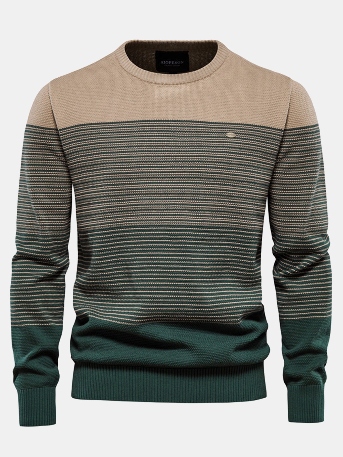Contrast Striped Sweater