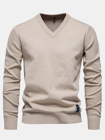 Long Sleeve V-Neck Sweater