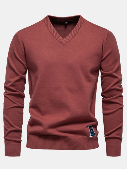 Long Sleeve V-Neck Sweater