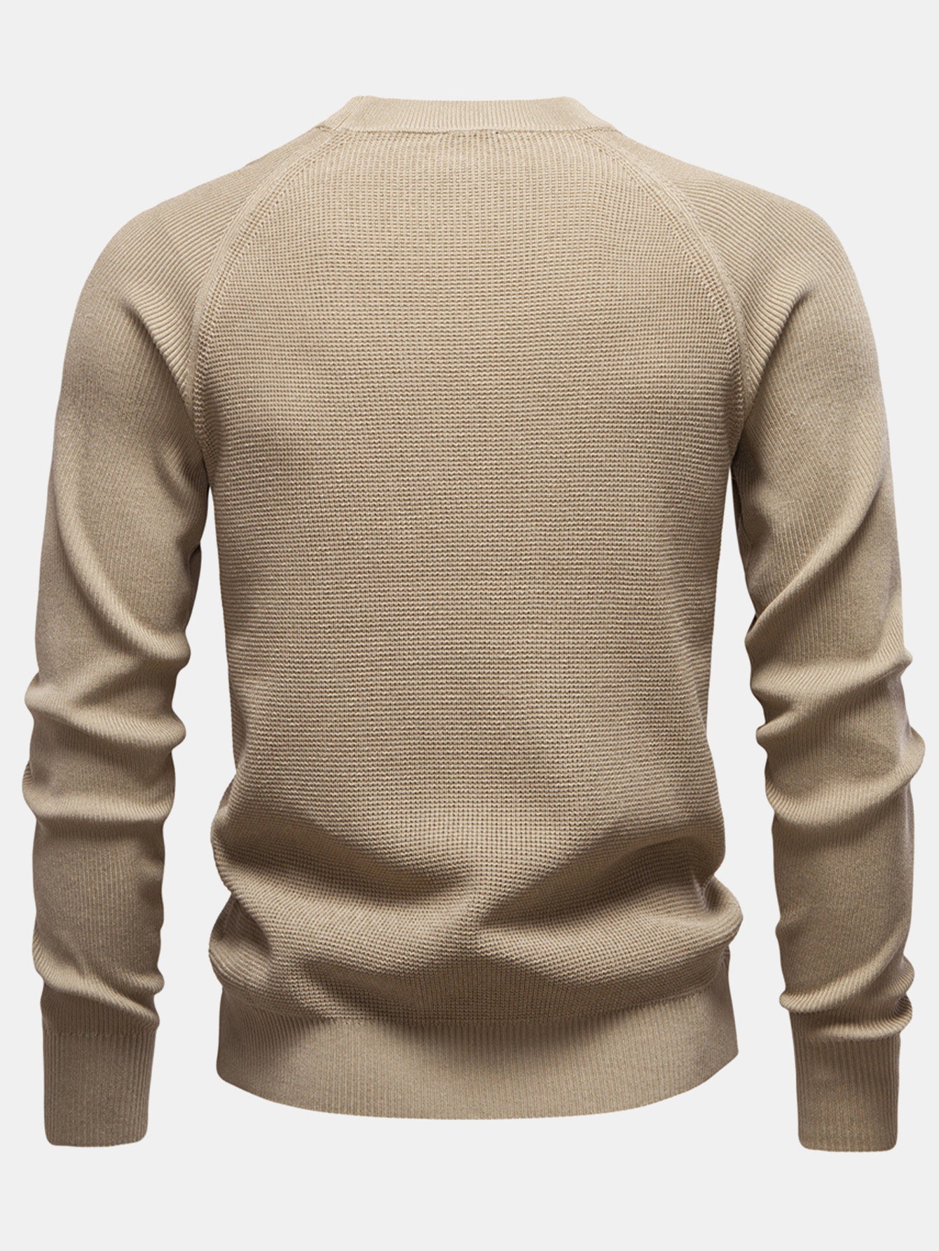 Raglan Sleeve Textured Sweater