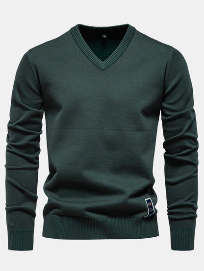 Long Sleeve V-Neck Sweater