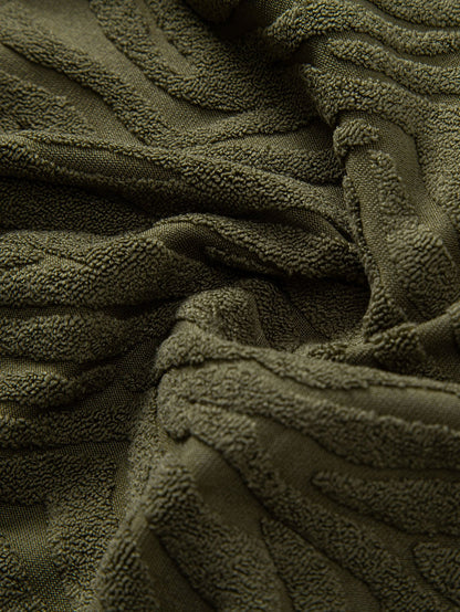 Animal Texture Terry Cuban Shirt & Shorts