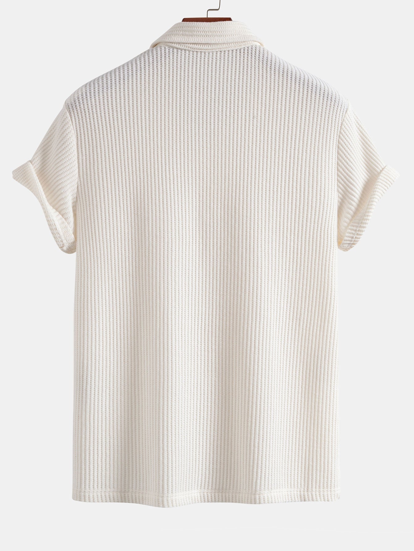 3 Pieces Short Sleeved Waffle Polo