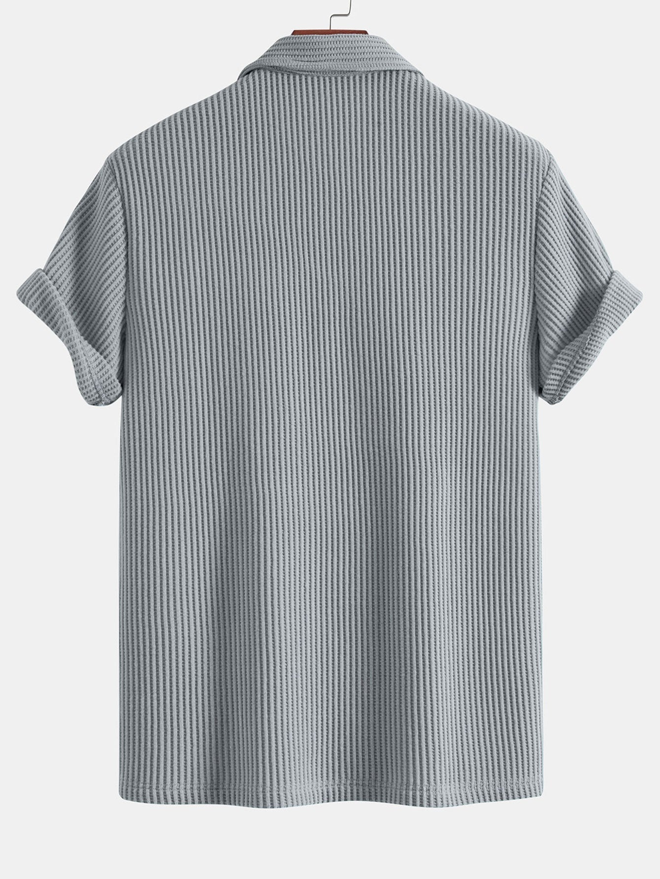 3 Pieces Short Sleeved Waffle Polo