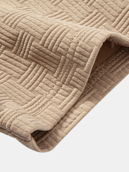 Striped Jacquard Polo Shirt