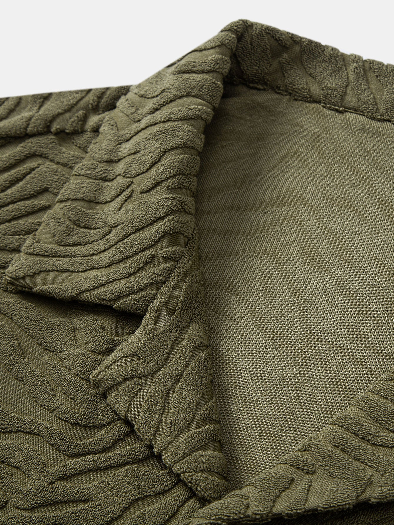 Animal Texture Terry Cuban Shirt & Shorts