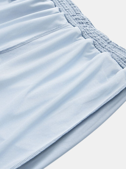 Waffle Textured Cuban Shirt & Shorts