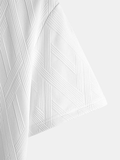 Diamond Jacquard Arc Hem T-Shirt & Diamond Jacquard Shorts