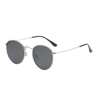 Silver with Dark Lenses